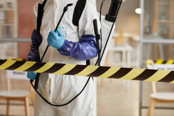 Professional Biohazard Cleanup technician working in Pinehurst, ID
